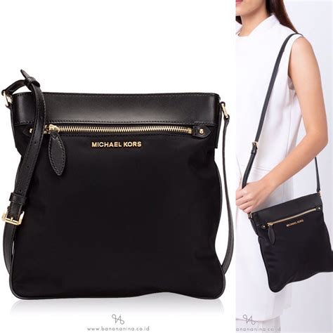 michael michael kors nylon east west nylon crossbody|Michael Kors nylon fanny pack.